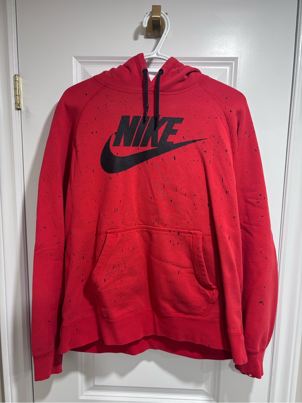 Nike Orange w/ Black Specks Hoodie